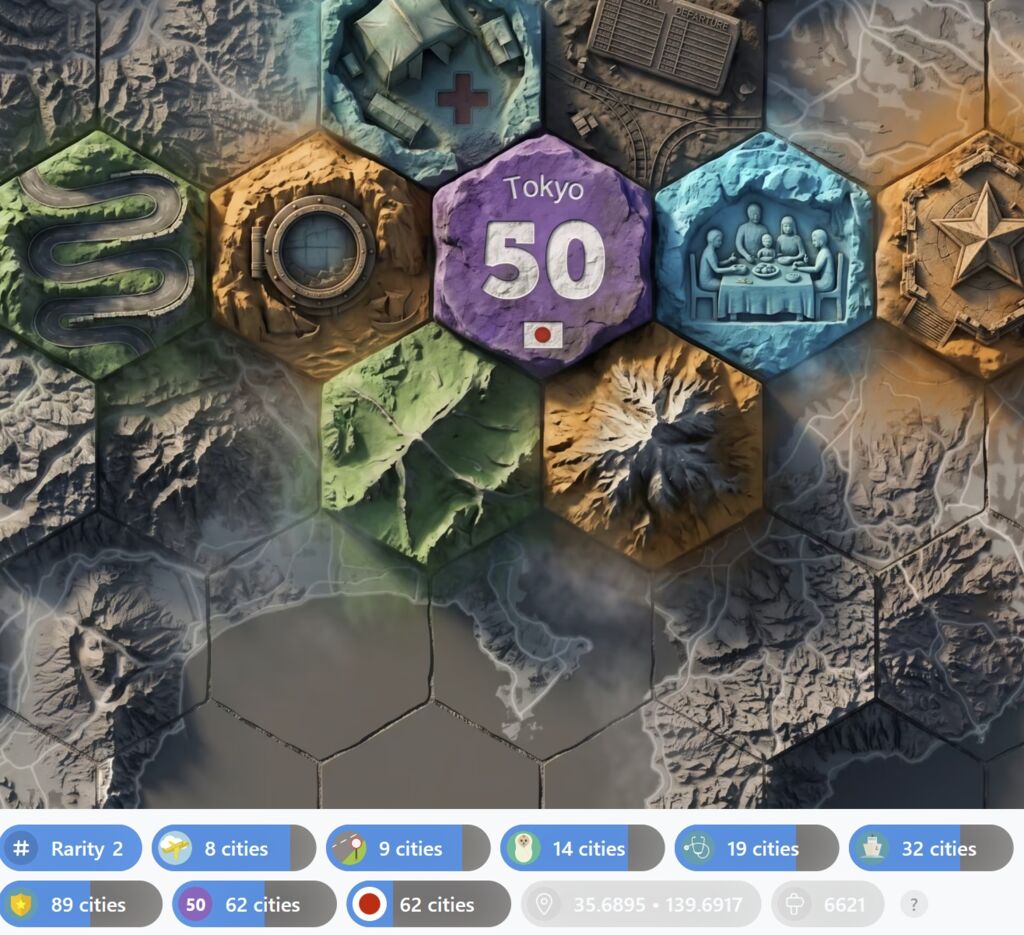 A rare city with stacked traits